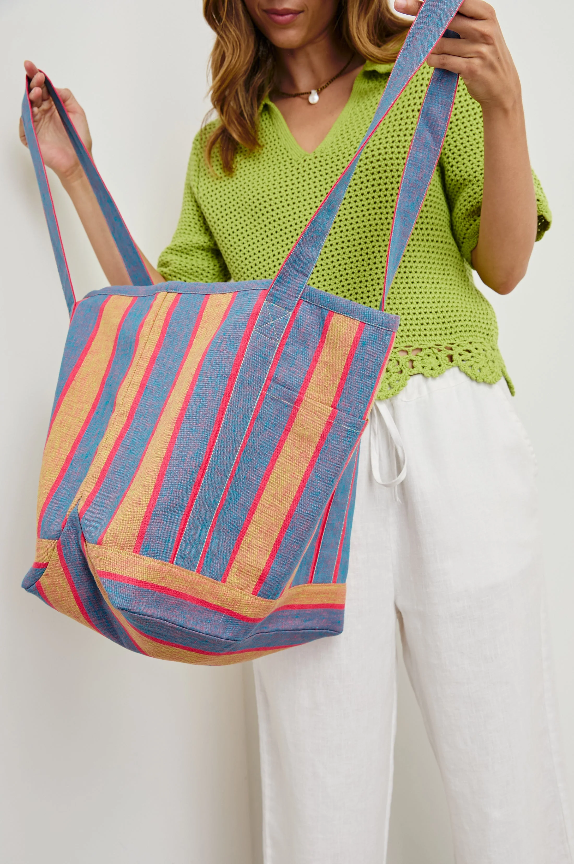 BEACH TOTE - RIO STRIPE - Image 3