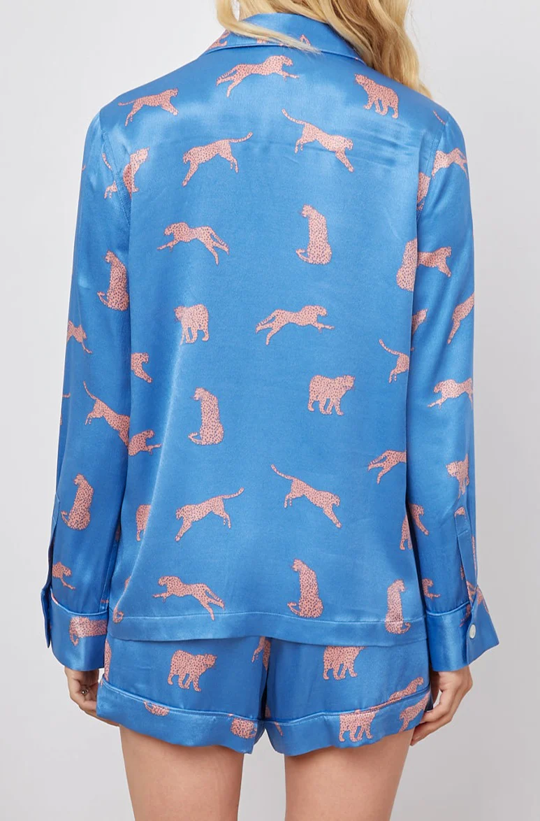 CLARISE PAJAMA SET - PINK CHEETAHS - Image 5