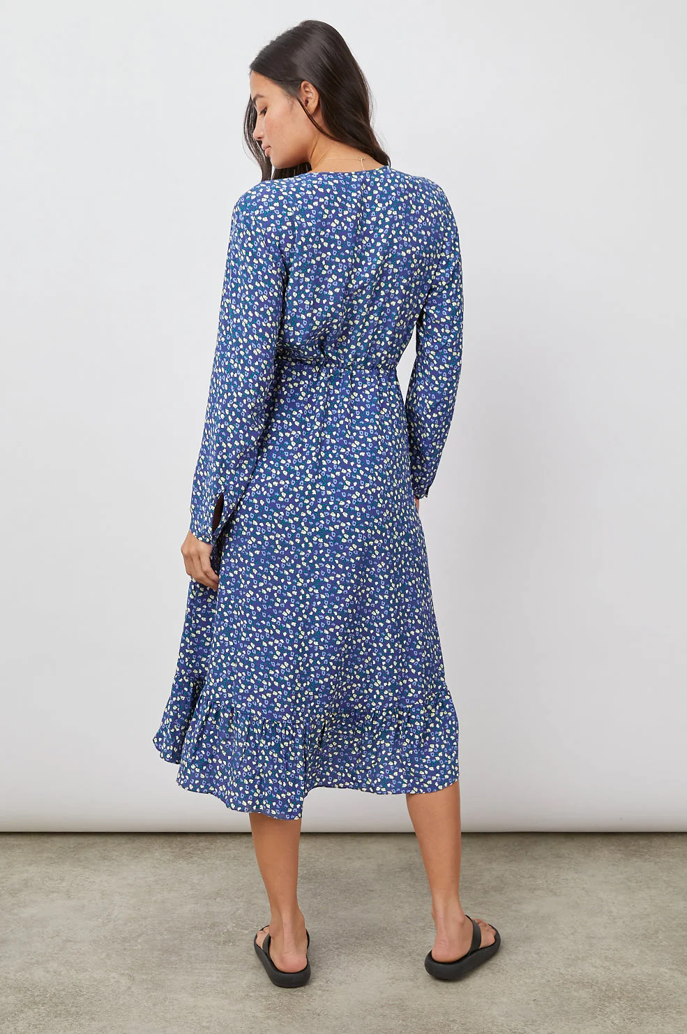 JADE DRESS - NAVY DITSY FLORAL - Image 5