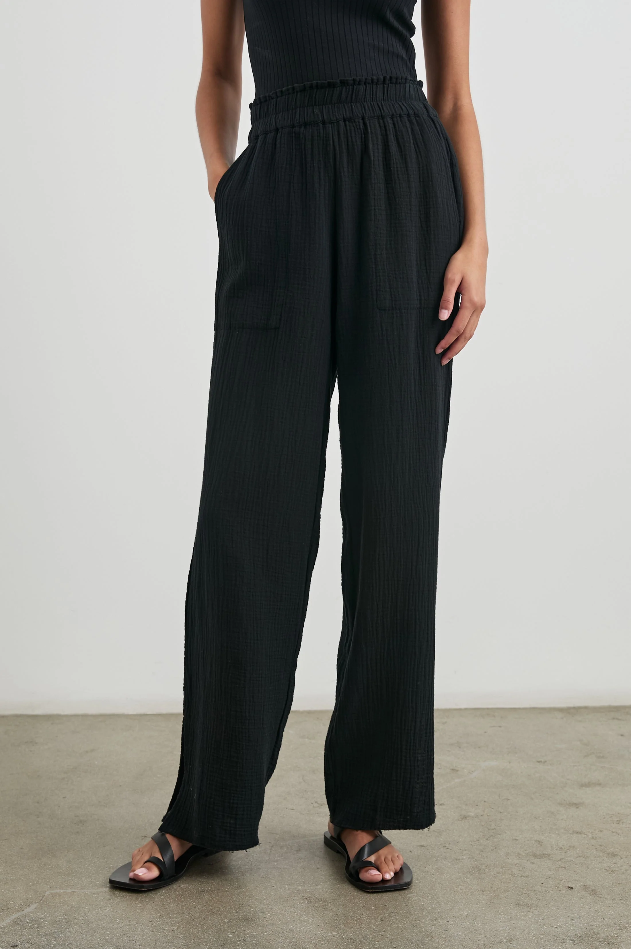 LEON PANT - BLACK - Image 5