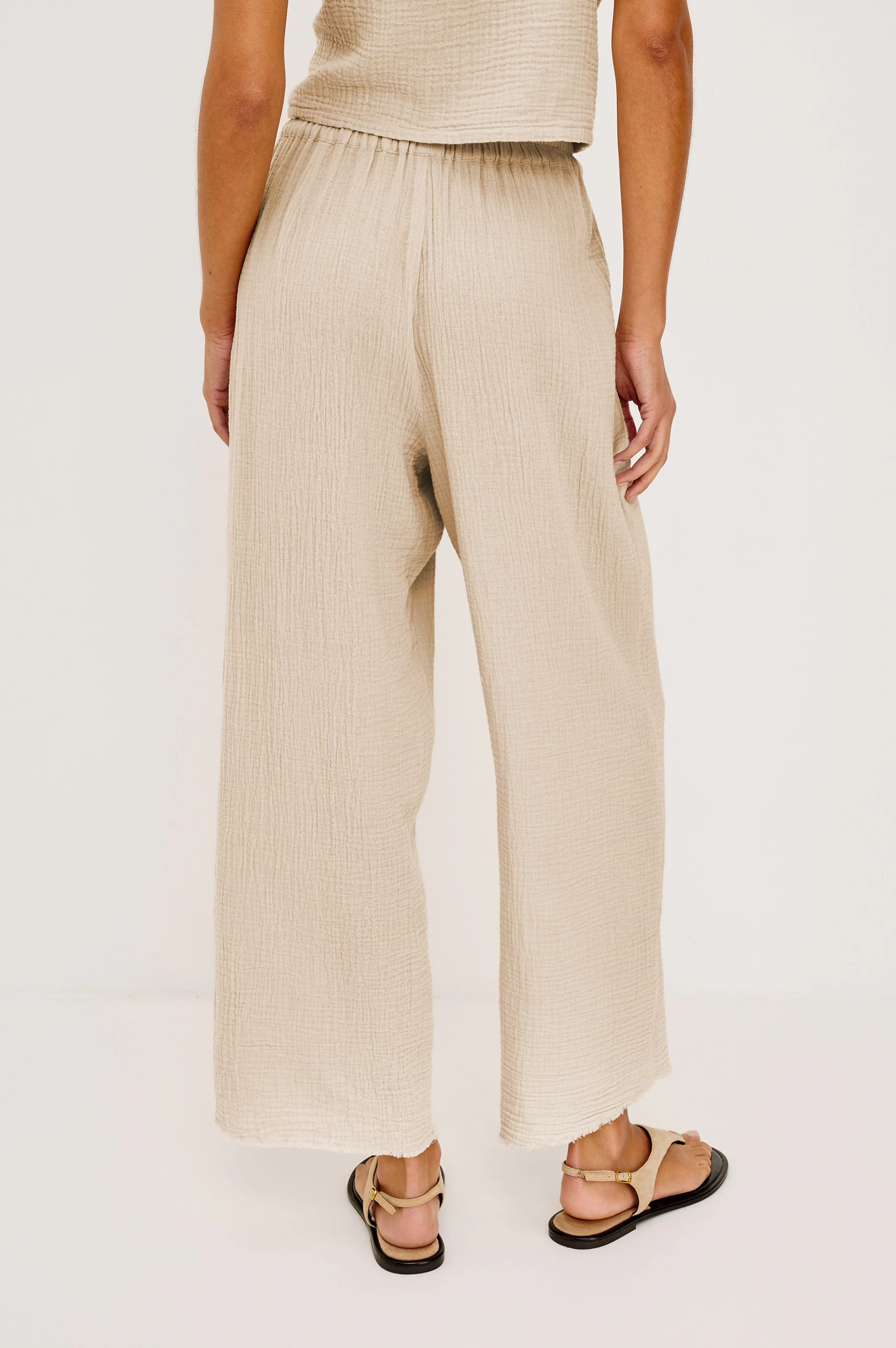 LEON CROP PANT - FLAX - Image 4