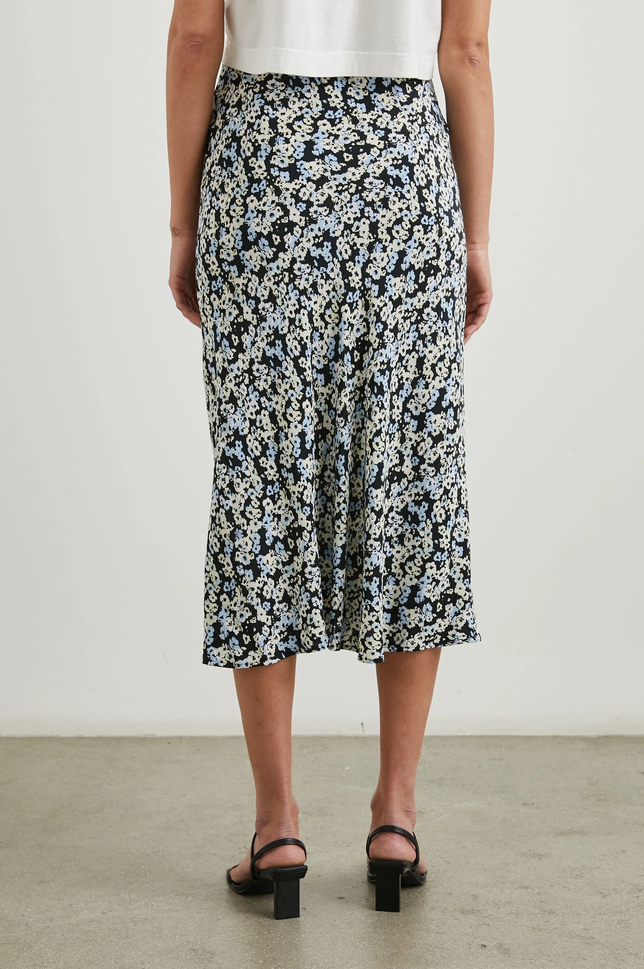 ROSETTA SKIRT - MIDNIGHT MEADOW FLORAL - Image 4