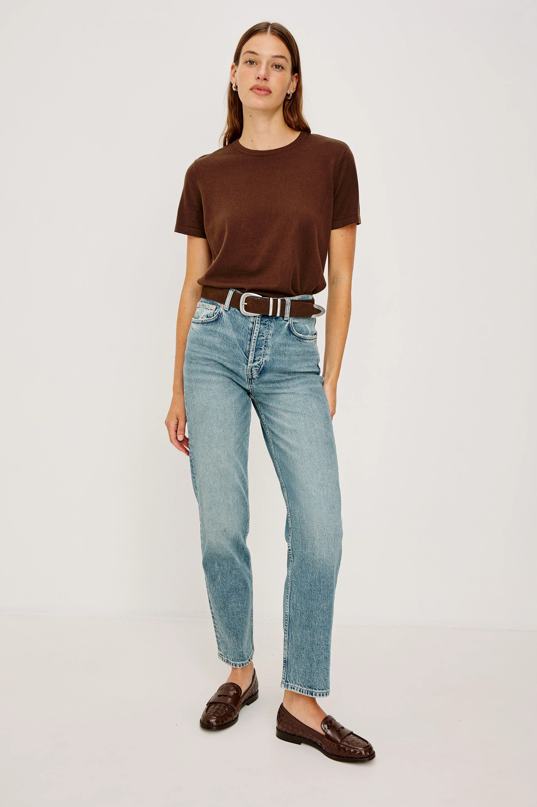 RYDER BELT - CHOCOLATE SUEDE - Image 4