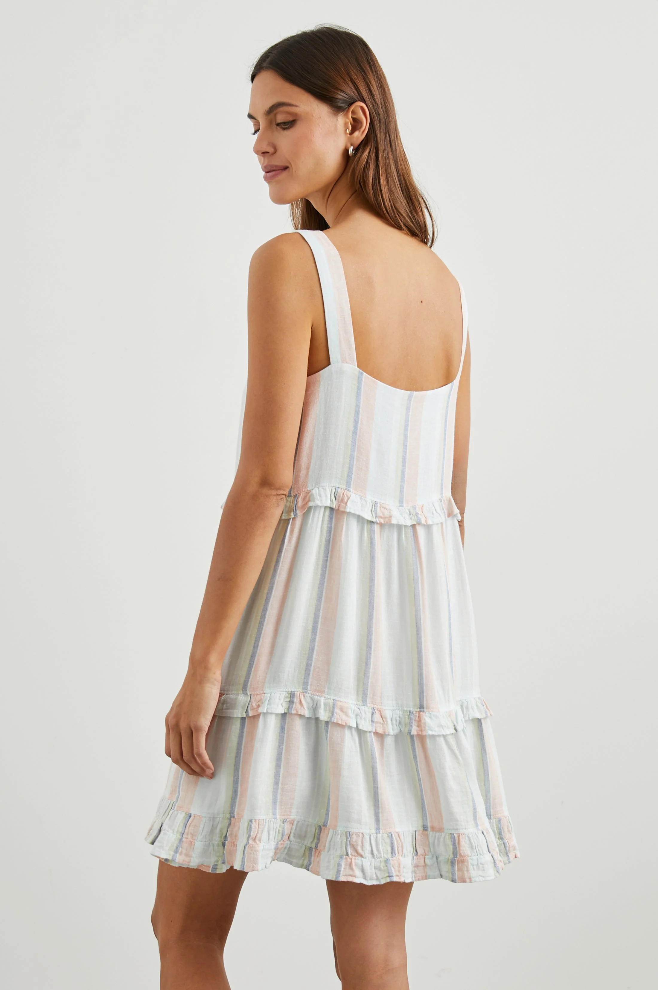 SANDY DRESS - BIARRITZ MULTI STRIPE - Image 4