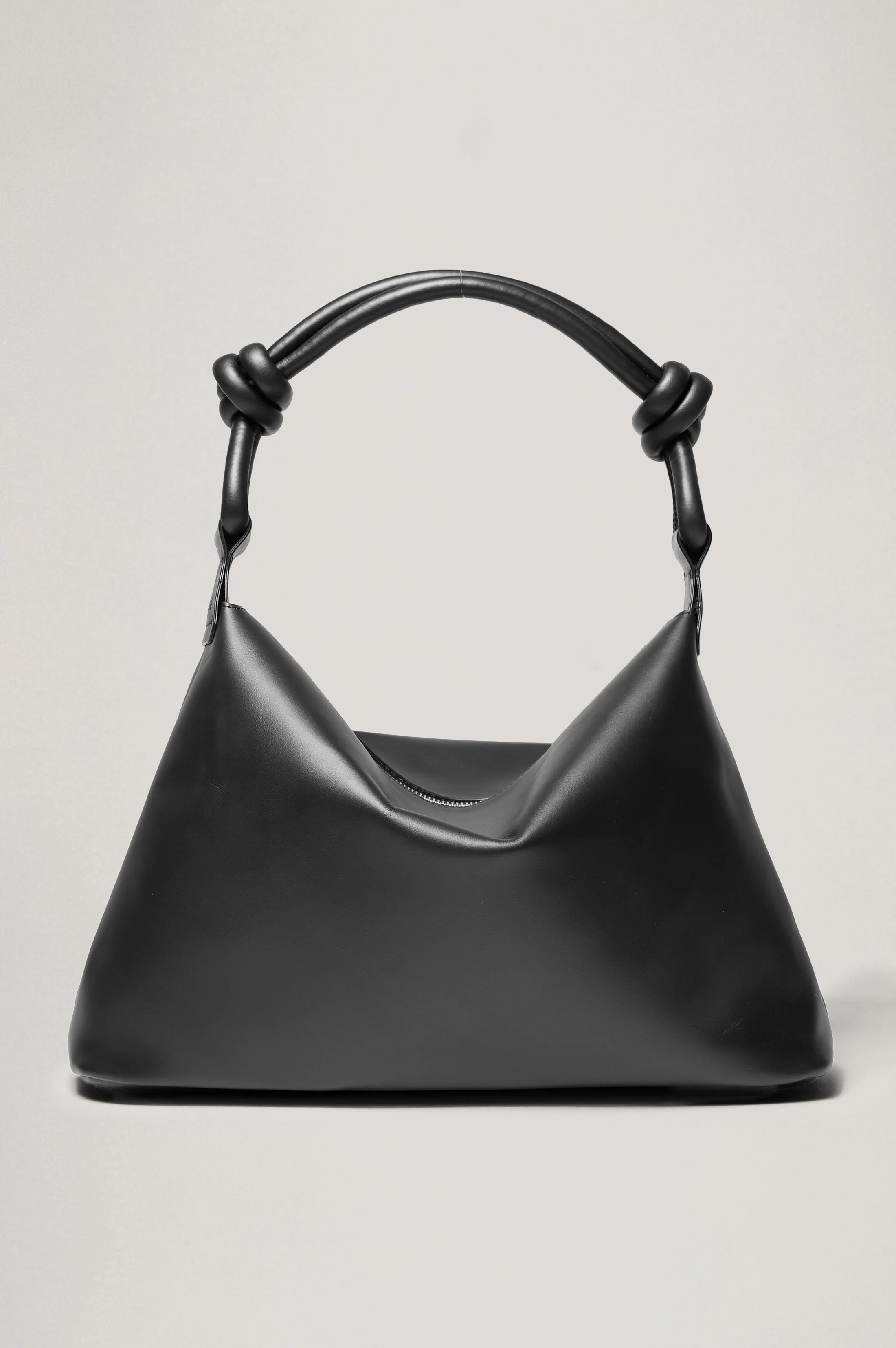 SIENA HOBO BAG - BLACK LEATHER - Image 4