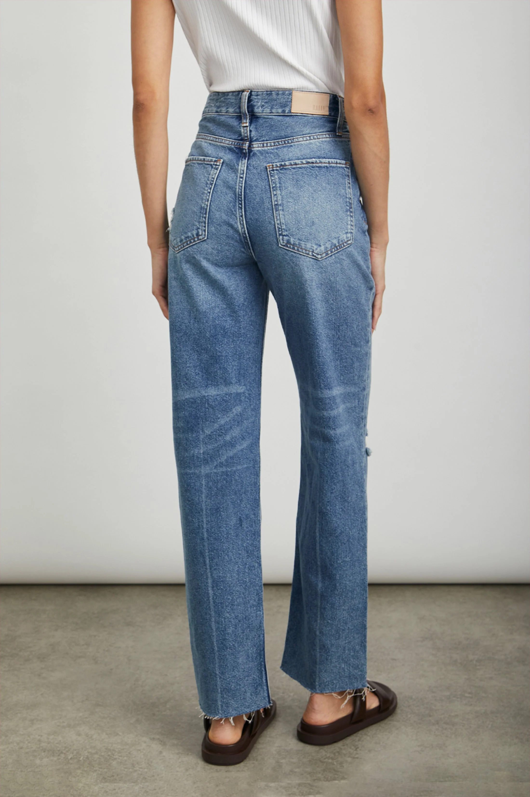 TOPANGA STRAIGHT - VINTAGE SAPPHIRE DISTRESS - Image 5